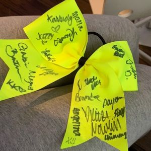 Smoed Autographed Cheer bow